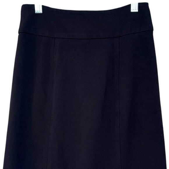 BCBGMaxazria Black Skirt High-Rise Stretch Back Zip Size Small - Picture 3 of 10